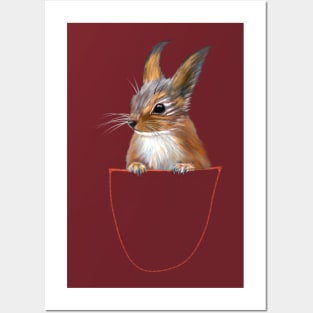 squirrel in your pocket Posters and Art